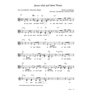 Produktbild des Artikels Jesus sitzt auf dem Thron (Noten - Download)