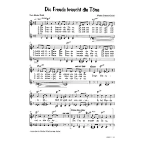 Produktbild des Artikels Die Freude braucht die Töne (Noten - Download)