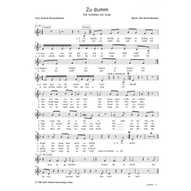 Produktbild des Artikels Zu dumm (Noten - Download)