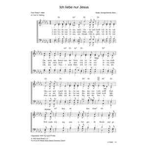 Produktbild des Artikels Ich liebe nur Jesus (Noten - Download)