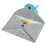 Stimmungsbild zu Filz-Kuvert mit Karte - hellgrau