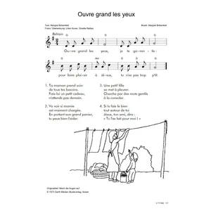 Produktbild des Artikels Ouvre grand les yeux (Noten - Download)