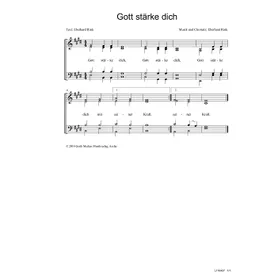 Produktbild des Artikels Gott stärke dich (Noten - Download)