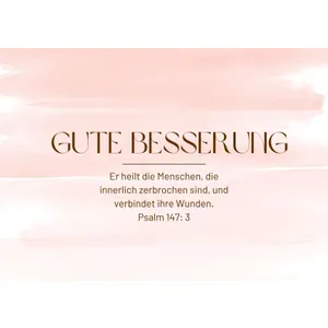 Produktbild des Artikels Postkarte "Gute Besserung" (Schreibwaren)