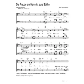 Produktbild des Artikels Die Freude am Herrn ist eure Stärke (Noten - Download)