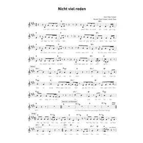 Produktbild des Artikels Nicht viel reden (Noten - Download)