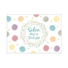 Produktbild des Artikels Postkarte "Schön, dass es Dich gibt" (Schreibwaren)