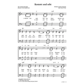 Produktbild des Artikels Kommt und seht (Noten - Download)