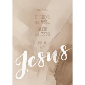 Produktbild des Artikels Poster A3 "Tagesziel Jesus" ()