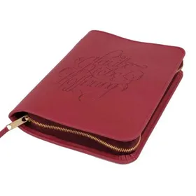 Produktbild des Artikels Bibelhülle Appleskin 25x17,3x4,6 - genarbt granatrot ()