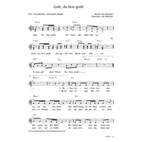Produktbild des Artikels Gott, du bist groß (Noten - Download)