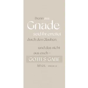 Produktbild des Artikels Metallschild: Aus Gnade ()