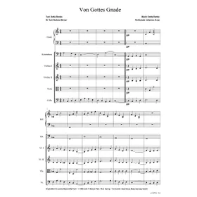 Produktbild des Artikels Von Gottes Gnade (Noten - Download)