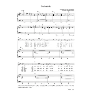 Produktbild des Artikels So bist du (Noten - Download)