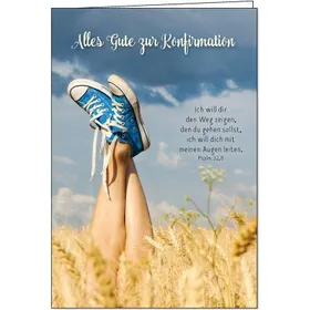 Produktbild des Artikels Faltkarte: Alles Gute zur Konfirmation (Schreibwaren)