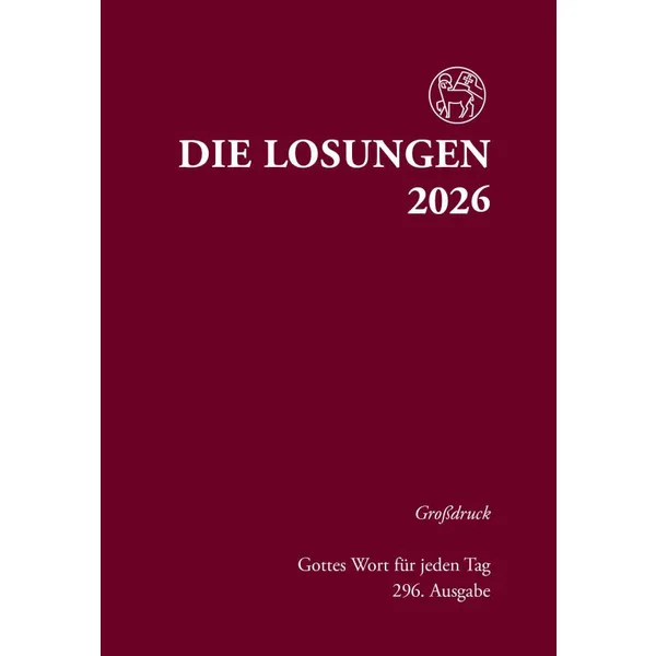 Produktbild des Artikels Losungen 2026 rot, Großdruck (Kalender - Gebunden)