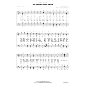 Produktbild des Artikels Sie banden Jesu Hände (Noten - Download)