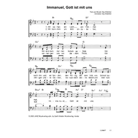 Produktbild des Artikels Immanuel, Gott ist mit uns (Noten - Download)