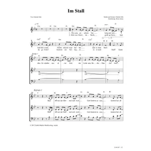 Produktbild des Artikels Im Stall (Noten - Download)