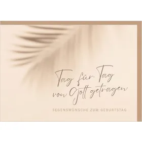 Produktbild des Artikels Faltkarte "Tag für Tag" - Geburtstag (Schreibwaren)
