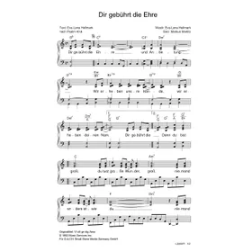 Produktbild des Artikels Dir gebührt die Ehre (Noten - Download)