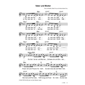 Produktbild des Artikels Vater und Mutter (Noten - Download)