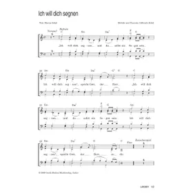 Produktbild des Artikels Ich will dich segnen (Noten - Download)