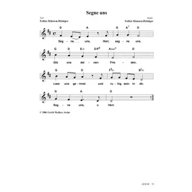Produktbild des Artikels Segne uns (Noten - Download)