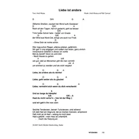 Produktbild des Artikels Liebe ist anders (Noten - Download)