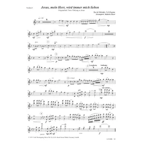 Produktbild des Artikels Jesus, mein Herr, wird immer mich lieben (Violine 1) (Noten - Download)