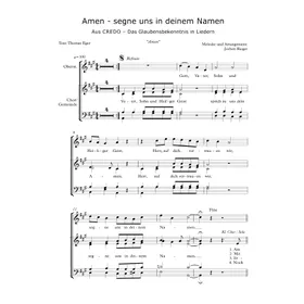 Produktbild des Artikels Amen - segne uns in deinem Namen (Noten - Download)