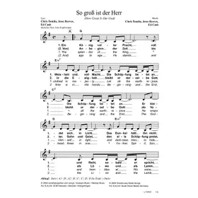 Produktbild des Artikels So groß ist der Herr (Noten - Download)