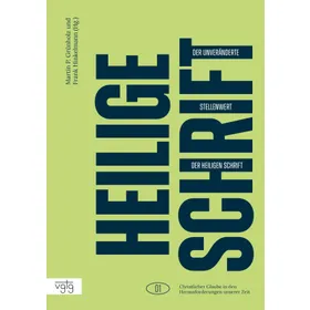 Produktbild des Artikels Der unveränderte Stellenwert der Heiligen Schrift (Buch - Paperback)