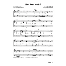 Produktbild des Artikels Hast du es gehört? (Noten - Download)