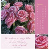 Stimmungsbild zu Rosenduft mit guten Wünschen 2026 - Wandkalender