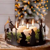 Stimmungsbild zu Deko-Tablett "Krippe"