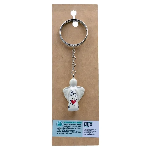 Produktbild des Artikels Schlüsselanhänger "Schutzengel" Speckstein - natur ()