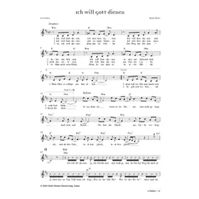 Produktbild des Artikels Ich will Gott dienen (Noten - Download)