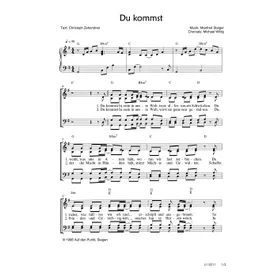 Produktbild des Artikels Du kommst (Noten - Download)