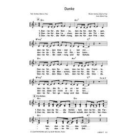 Produktbild des Artikels Danke! (Noten - Download)