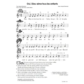 Produktbild des Artikels Oui, Dieu aime tous les enfants (Noten - Download)