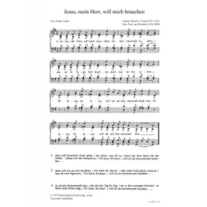 Produktbild des Artikels Jesus, mein Herr, will mich brauchen (Noten - Download)