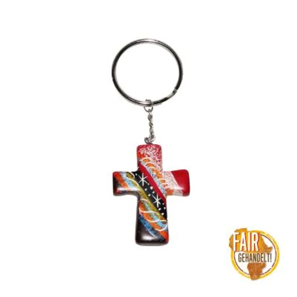 Produktbild des Artikels Schlüsselanhänger "Kreuz" Speckstein ()