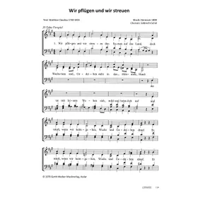 Produktbild des Artikels Wir pflügen und wir streuen (Noten - Download)