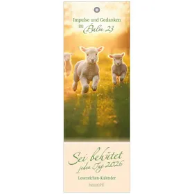 Produktbild des Artikels Sei behütet jeden Tag 2026 - Lesezeichen-Kalender (Kalender - Spiralbindung)
