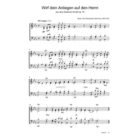 Produktbild des Artikels Wirf dein Anliegen auf den Herrn (Noten - Download)