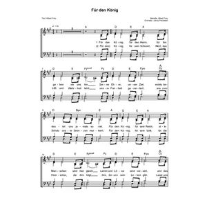 Produktbild des Artikels Für den König (Noten - Download)