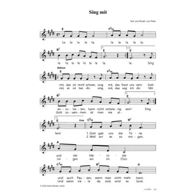 Produktbild des Artikels Sing mit (Noten - Download)