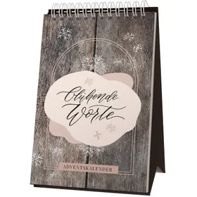Produktbild des Artikels Blühende Worte - Adventskalender (Buch - Spiralbindung)