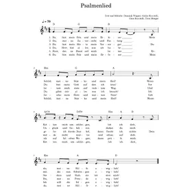 Produktbild des Artikels Psalmenlied (Noten - Download)